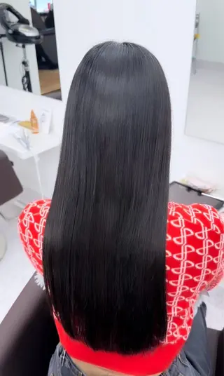 ロング カラー パーマ ヘアアレンジ メンズ キッズ 透明感カラー／ 新潟万代/池野里衣のヘアスタイル