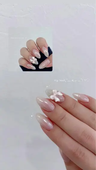 ネイル 🩰ミキ/韓国♡ 大人girlyネイルのネイルデザイン
