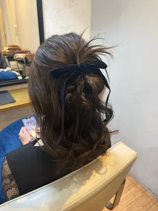 ヘアアレンジ 韓国ヘアー🇰🇷 MIWAのヘアスタイル