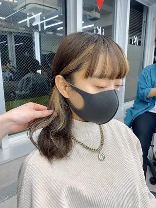 セミロング カラー TELA HAIR 石岡♡ａｉｋａのヘアスタイル