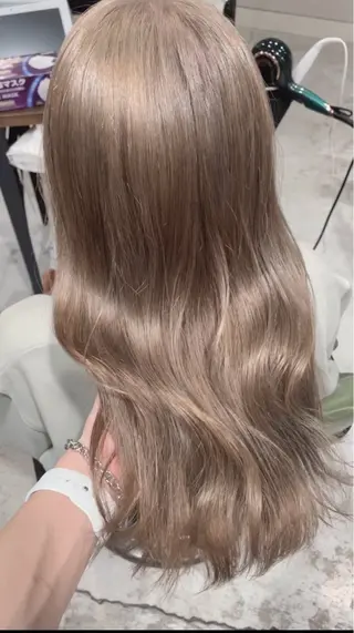 ロング のり🐼顔まわり/ 韓国/レイヤーカットのヘアスタイル