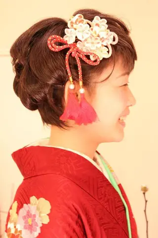 ショート ヘアアレンジ 河内 崇純のヘアスタイル