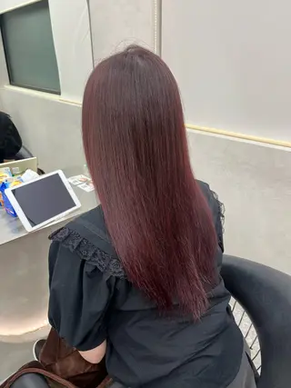 セミロング カラー 谷川が作る熊本1🥇 レイヤーカットのヘアスタイル