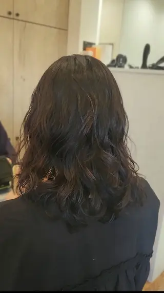 ミディアム パーマ 垢抜けパーマヘア🍯 ジルのヘアスタイル