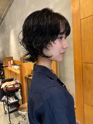 ショート パーマ wewe: momoeのヘアスタイル