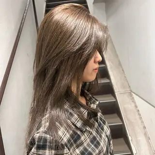 ロング カラー 透明感カラー/ ニュアンスヘア🪽のヘアスタイル