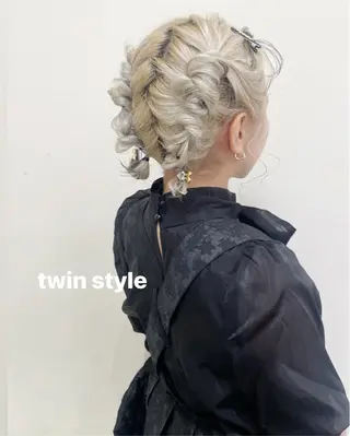 ミディアム ヘアアレンジ ヘアメイク new meのヘアスタイル