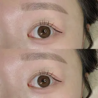 アイブロウ 吉岡 南菜のマツエク・マツパデザイン