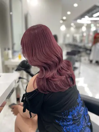 ロング カラー うる艶ストレート♡透 明感カラー♡かずまるのヘアスタイル