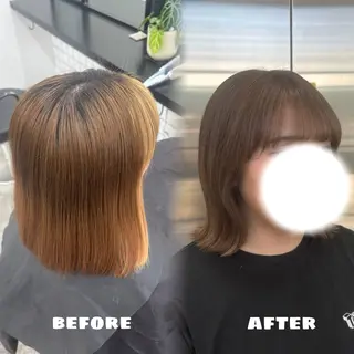 ミディアム カラー 🌟ゆりあ🌟 JILLSTUDIOのヘアスタイル