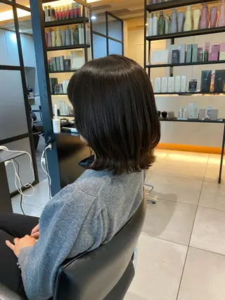 ミディアム 梅田美容室 SPADICユヅキ♠のヘアスタイル