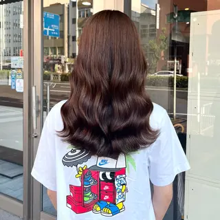 ロング カラー 平野 優菜 / minim 艶カラーのヘアスタイル