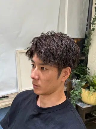 パーマ メンズ メンズカット Hikaruのヘアスタイル