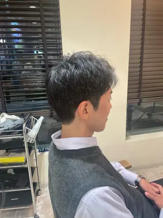 メンズ 小川 夏生のヘアスタイル