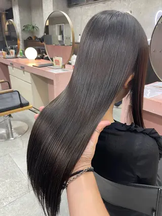 ロング カラー パーマ 江上拓郎/ショート /酸性ストレートのヘアスタイル