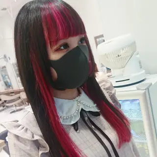 ロング カラー あらげ 🌈推しカラー🌈ᵕのヘアスタイル