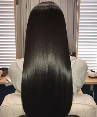 ロング ハモチユウゴ 髪質改善/縮毛矯正のヘアスタイル