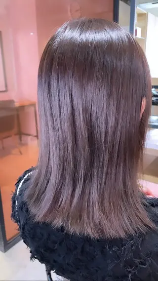 ミディアム 🇰🇷韓国ボブ/ 縮毛矯正🇰🇷愛誠のヘアスタイル