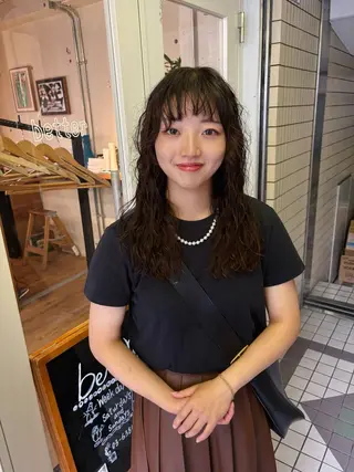 ミディアム パーマ kaito パーマ募集！🔵のヘアスタイル