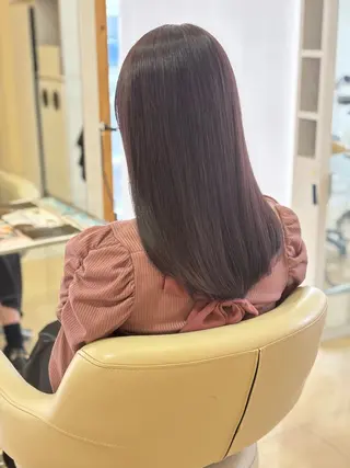 ロング カラー 💖改善カラー 板倉百花💖のヘアスタイル