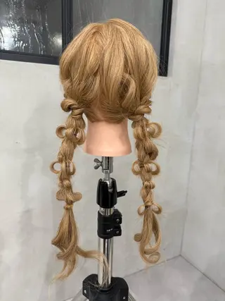 ロング 鈴木 未歩のヘアスタイル