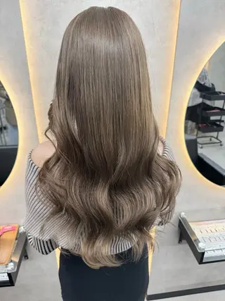セミロング 垢抜け🪄透明感✨ ブリーチ特化のヘアスタイル