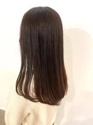 セミロング 佐藤 梨里花 ❤︎のヘアスタイル