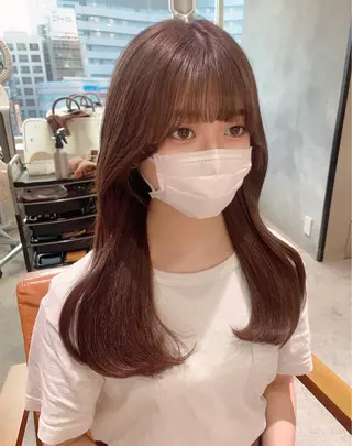 ロング 平尾 樹里のヘアスタイル