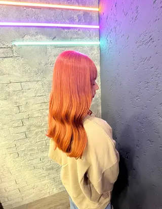 セミロング カラー 💜垢抜けメンズパー マ💜Sakuraのヘアスタイル