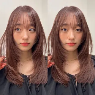 ロング 小顔カット/顔周り /メンズsaraのヘアスタイル