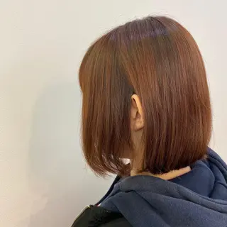 ミディアム カラー 渡邊 唯のヘアスタイル