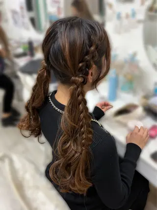 ヘアアレンジ 似合わせヘア🪄 可愛くて安い♡ここあのヘアスタイル