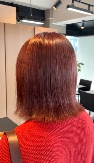 ミディアム カラー arika hair make所属・arika もえのヘアスタイル