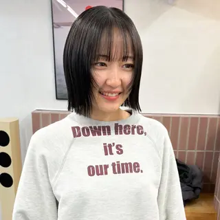 ショート 垢抜け透明感カラー 🧚🏻‍♀️ミユウのヘアスタイル