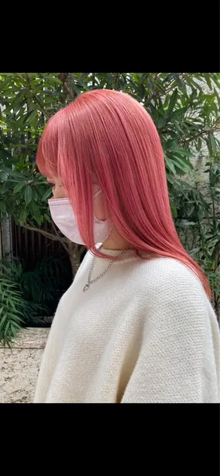セミロング カラー ハイトーン/デザイン hirokiのヘアスタイル