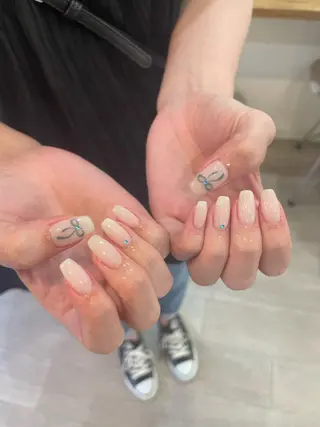 ネイル diar blue 🩵ayanaのネイルデザイン