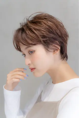 ショート カラー 店長 茂野聖史のヘアスタイル