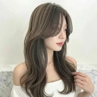 ロング インナーカラー◆ ダブルカラー◆　上原のヘアスタイル