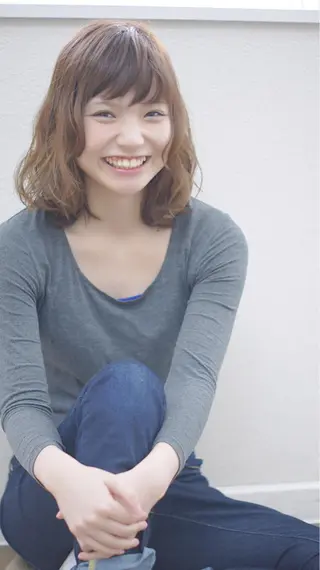 ミディアム パーマ 【滝川市 美容師】 髙橋昌也のヘアスタイル