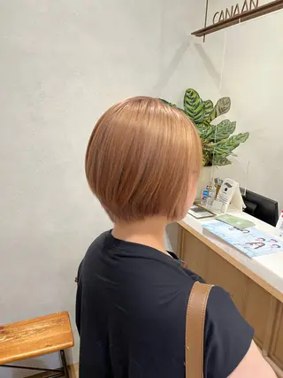 ショート カラー 🌿‬ナチュラル/パ ーマヘア/蒼真🍃のヘアスタイル