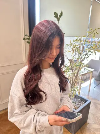 ロング 【yate'】 暖色/ボブ Noanのヘアスタイル