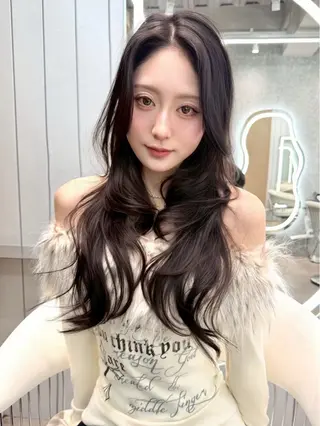 ロング 大宮/メンズ/透明感 カラー🫧堀米直生のヘアスタイル
