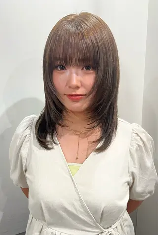 ミディアム カラー ami /yuutenjiのヘアスタイル