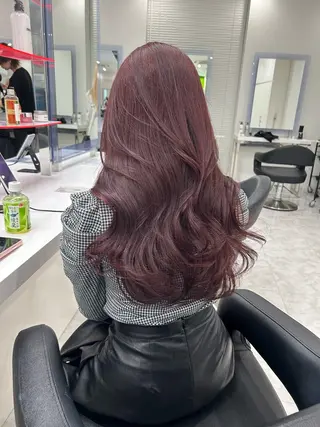カラー Ma2Ri /ゆるふわ暖色カラーのヘアスタイル