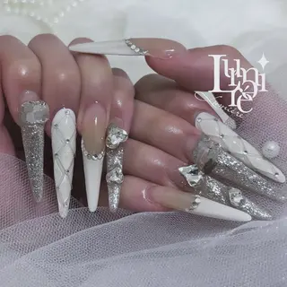 ネイル Lumière｜ ロング｜ワンホンのネイルデザイン