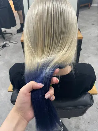 セミロング 梅田韓国ヘア kiara🩷彡のヘアスタイル