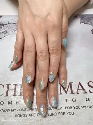 ネイル ガレンドウ 白澤 愛子のネイルデザイン