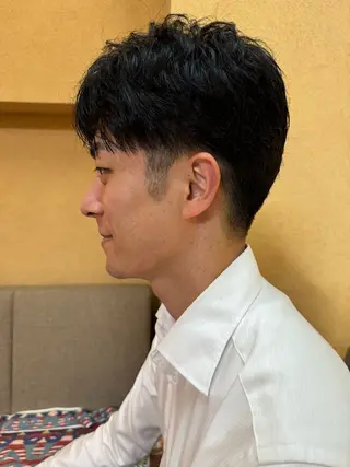 ミディアム メンズ 💈Hisa ／ 理容師💈のヘアスタイル