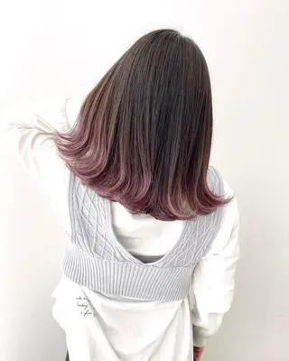 カラー ヘアアレンジ 【公式】amble luxe池袋東口🩷のヘアスタイル