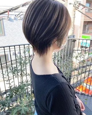 ショート カラー パーマ OVER→三軒茶屋 /縮毛矯正・髪質改善のヘアスタイル